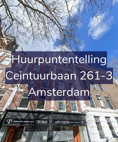 Foto gevel Huurpuntentelling voor Ceintuurbaan 261-3, Amsterdam