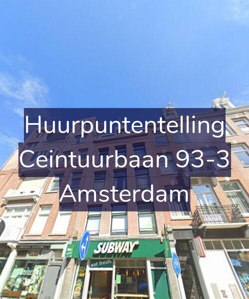 Foto gevel Huurpuntentelling voor Ceintuurbaan 93-3, Amsterdam