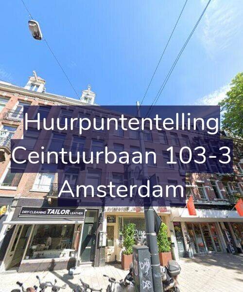 Foto gevel Huurpuntentelling voor Ceintuurbaan 103-3, Amsterdam