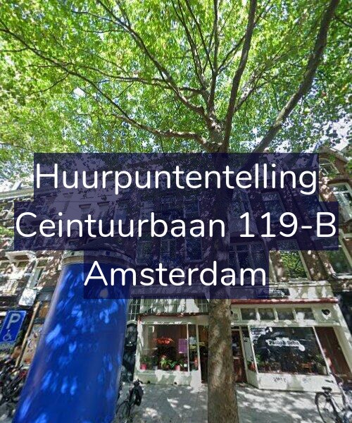 Foto gevel Huurpuntentelling voor Ceintuurbaan 119-B, Amsterdam