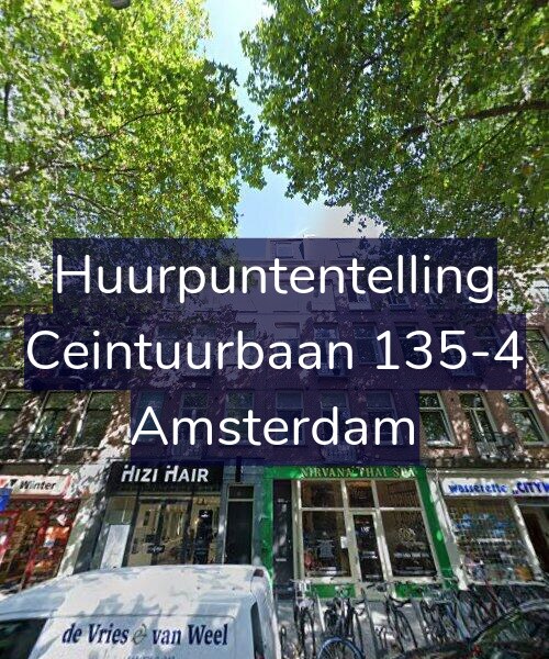 Foto gevel Huurpuntentelling voor Ceintuurbaan 135-4, Amsterdam