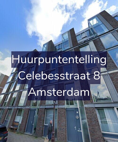 Foto gevel Huurpuntentelling voor Celebesstraat 8, Amsterdam