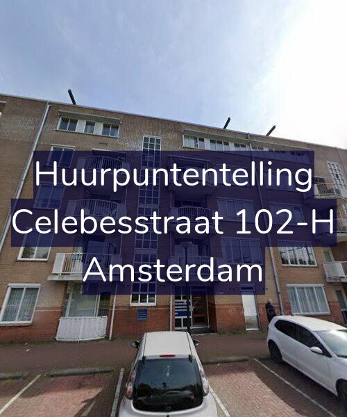 Foto gevel Huurpuntentelling voor Celebesstraat 102-H, Amsterdam