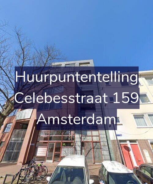 Foto gevel Huurpuntentelling voor Celebesstraat 159, Amsterdam