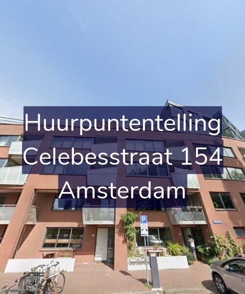 Foto gevel Huurpuntentelling voor Celebesstraat 154, Amsterdam