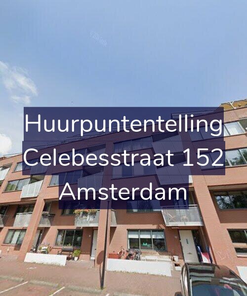 Foto gevel Huurpuntentelling voor Celebesstraat 152, Amsterdam