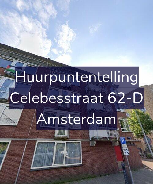 Foto gevel Huurpuntentelling voor Celebesstraat 62-D, Amsterdam
