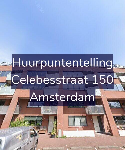 Foto gevel Huurpuntentelling voor Celebesstraat 150, Amsterdam