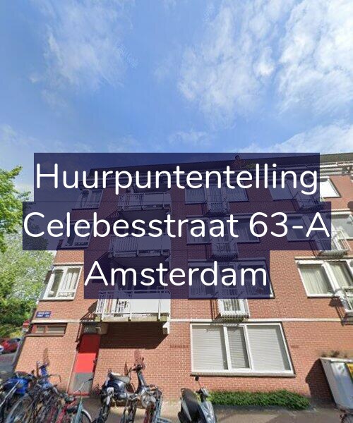 Foto gevel Huurpuntentelling voor Celebesstraat 63-A, Amsterdam