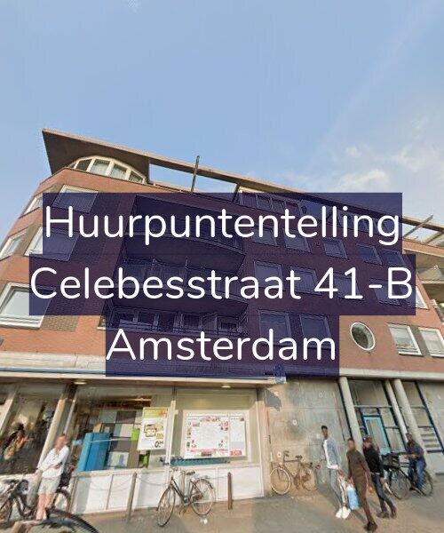Foto gevel Huurpuntentelling voor Celebesstraat 41-B, Amsterdam