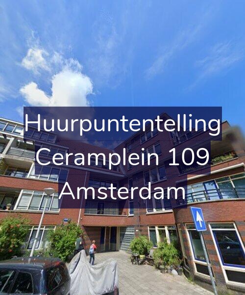 Foto gevel Huurpuntentelling voor Ceramplein 109, Amsterdam