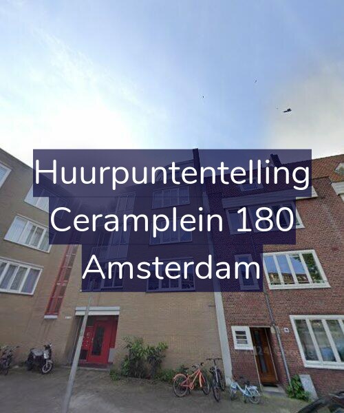 Foto gevel Huurpuntentelling voor Ceramplein 180, Amsterdam