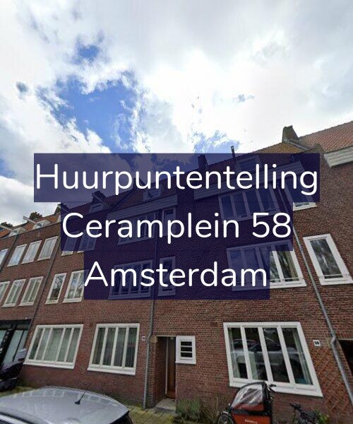 Foto gevel Huurpuntentelling voor Ceramplein 58, Amsterdam
