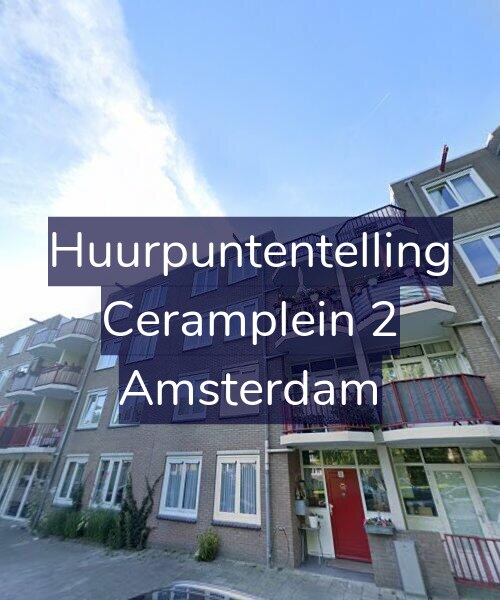 Foto gevel Huurpuntentelling voor Ceramplein 2, Amsterdam