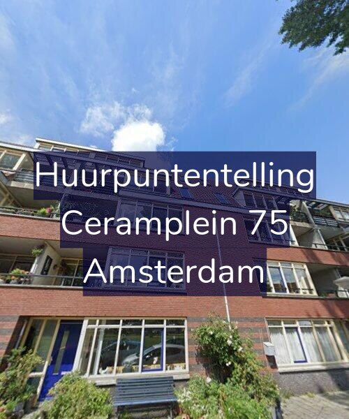 Foto gevel Huurpuntentelling voor Ceramplein 75, Amsterdam