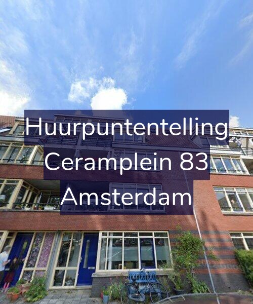 Foto gevel Huurpuntentelling voor Ceramplein 83, Amsterdam