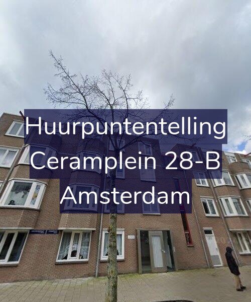 Foto gevel Huurpuntentelling voor Ceramplein 28-B, Amsterdam