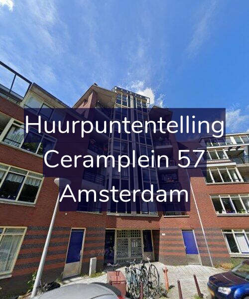 Foto gevel Huurpuntentelling voor Ceramplein 57, Amsterdam