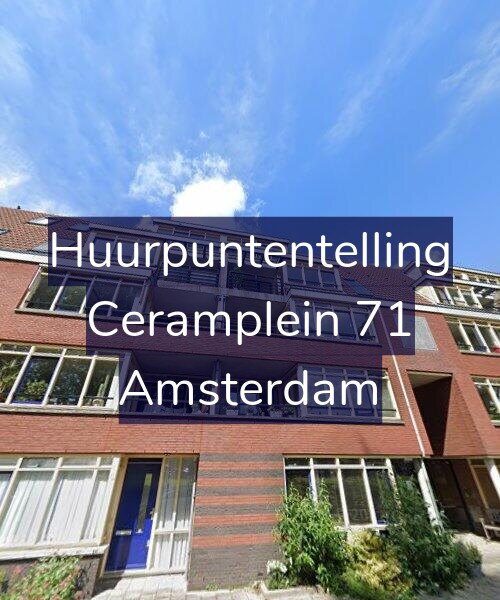 Foto gevel Huurpuntentelling voor Ceramplein 71, Amsterdam