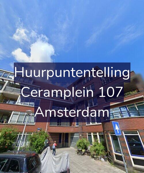 Foto gevel Huurpuntentelling voor Ceramplein 107, Amsterdam