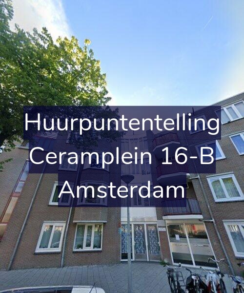 Foto gevel Huurpuntentelling voor Ceramplein 16-B, Amsterdam