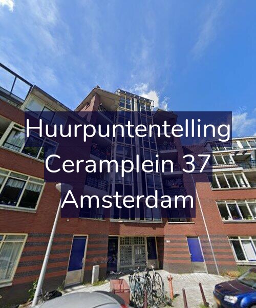 Foto gevel Huurpuntentelling voor Ceramplein 37, Amsterdam