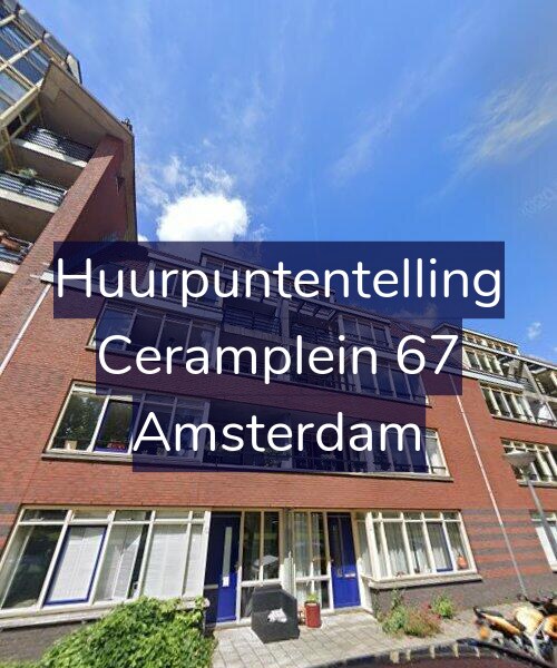 Foto gevel Huurpuntentelling voor Ceramplein 67, Amsterdam