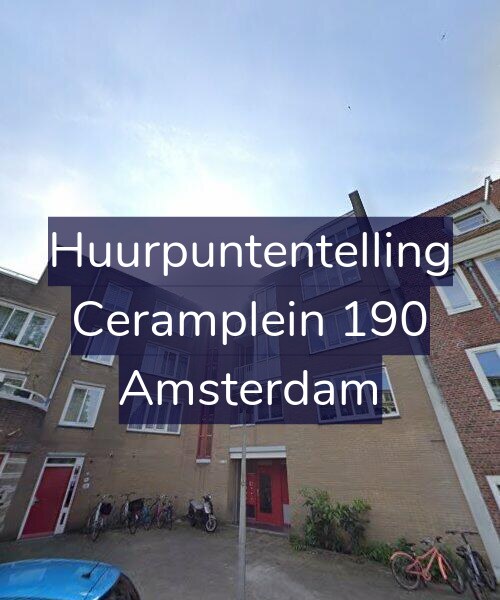 Foto gevel Huurpuntentelling voor Ceramplein 190, Amsterdam
