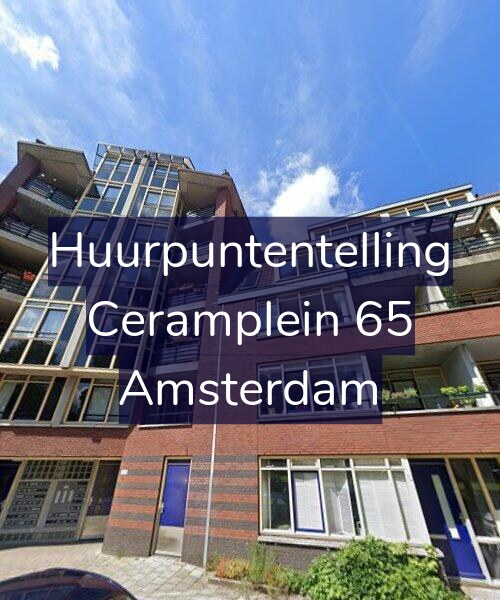 Foto gevel Huurpuntentelling voor Ceramplein 65, Amsterdam