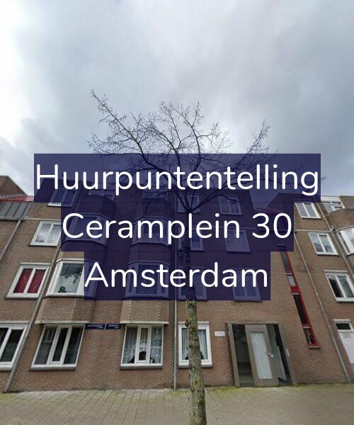 Foto gevel Huurpuntentelling voor Ceramplein 30, Amsterdam