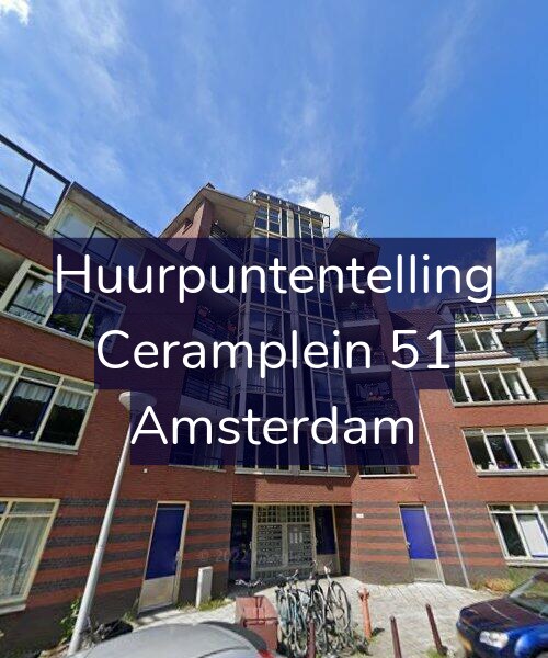 Foto gevel Huurpuntentelling voor Ceramplein 51, Amsterdam