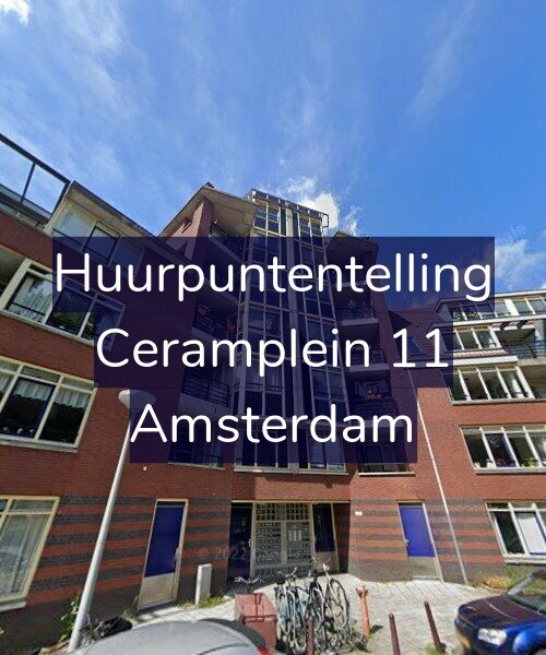 Foto gevel Huurpuntentelling voor Ceramplein 11, Amsterdam