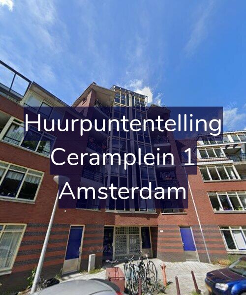 Foto gevel Huurpuntentelling voor Ceramplein 1, Amsterdam