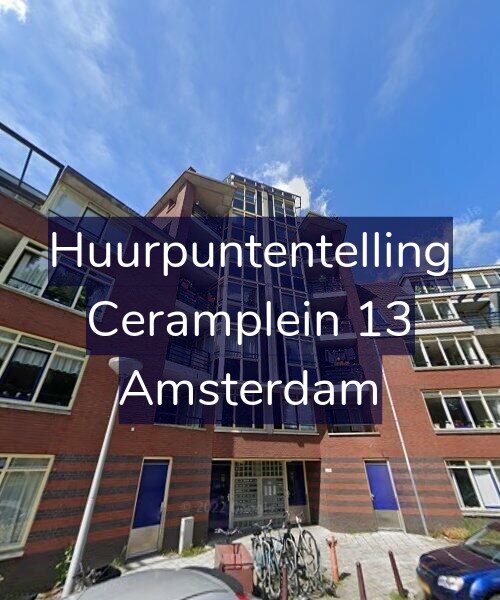 Foto gevel Huurpuntentelling voor Ceramplein 13, Amsterdam