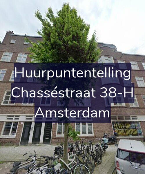 Foto gevel Huurpuntentelling voor Chasséstraat 38-H, Amsterdam