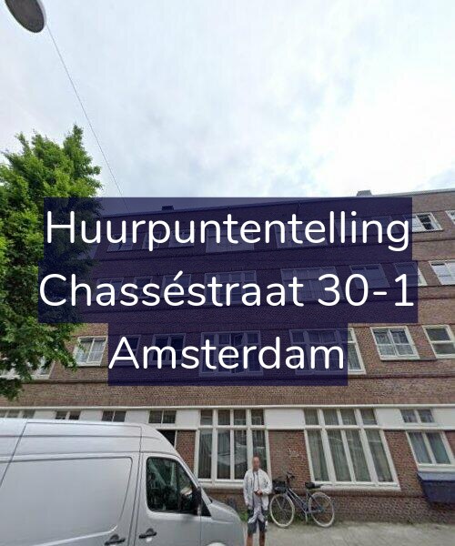 Foto gevel Huurpuntentelling voor Chasséstraat 30-1, Amsterdam