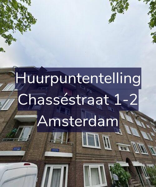 Foto gevel Huurpuntentelling voor Chasséstraat 1-2, Amsterdam
