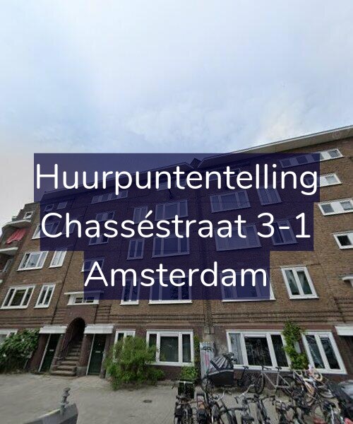 Foto gevel Huurpuntentelling voor Chasséstraat 3-1, Amsterdam