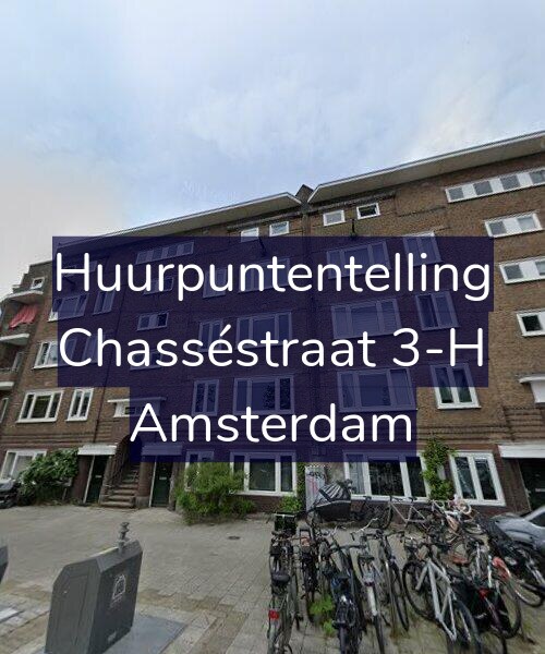 Foto gevel Huurpuntentelling voor Chasséstraat 3-H, Amsterdam
