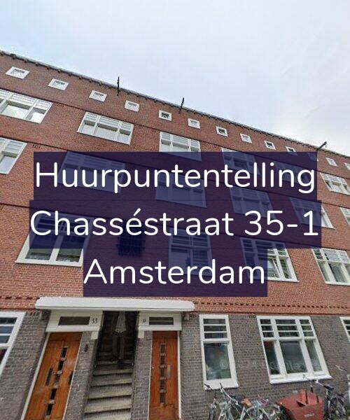 Foto gevel Huurpuntentelling voor Chasséstraat 35-1, Amsterdam