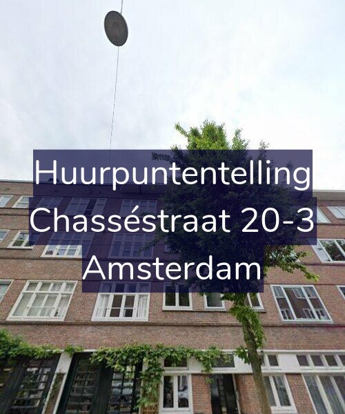 Foto gevel Huurpuntentelling voor Chasséstraat 20-3, Amsterdam