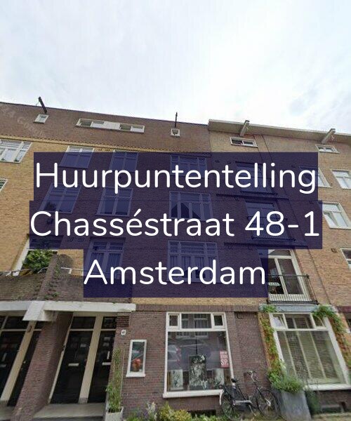 Foto gevel Huurpuntentelling voor Chasséstraat 48-1, Amsterdam