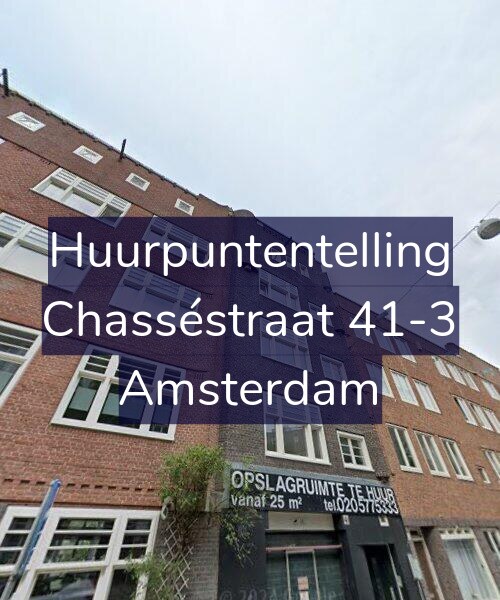 Foto gevel Huurpuntentelling voor Chasséstraat 41-3, Amsterdam
