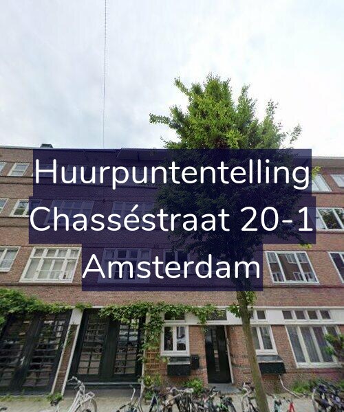 Foto gevel Huurpuntentelling voor Chasséstraat 20-1, Amsterdam