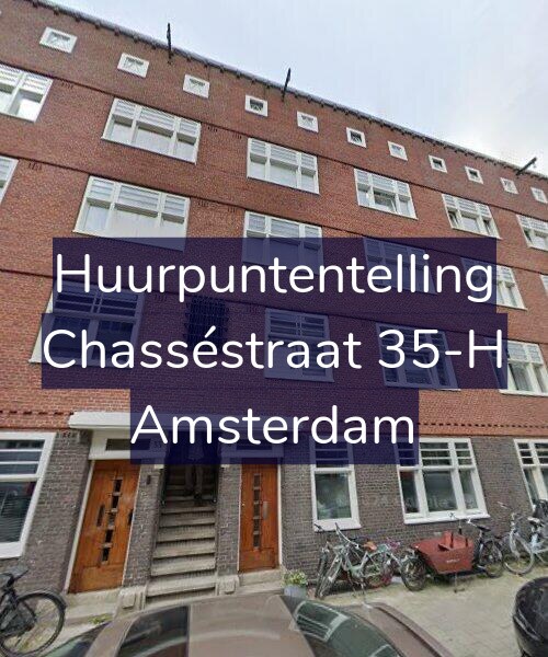 Foto gevel Huurpuntentelling voor Chasséstraat 35-H, Amsterdam