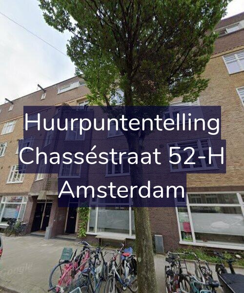 Foto gevel Huurpuntentelling voor Chasséstraat 52-H, Amsterdam