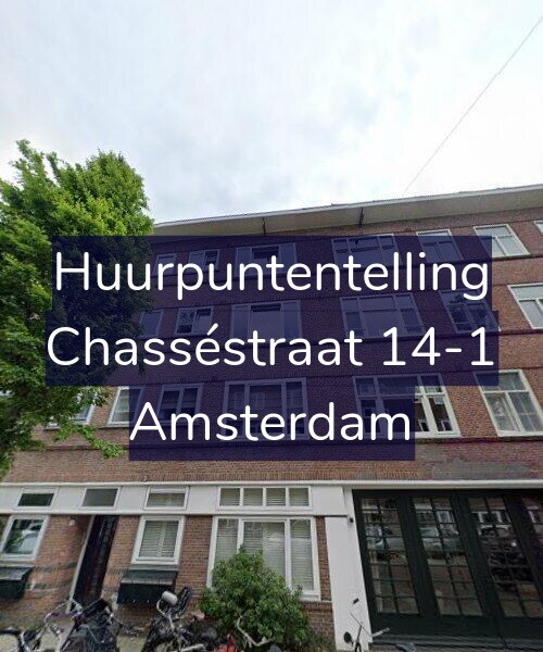 Foto gevel Huurpuntentelling voor Chasséstraat 14-1, Amsterdam