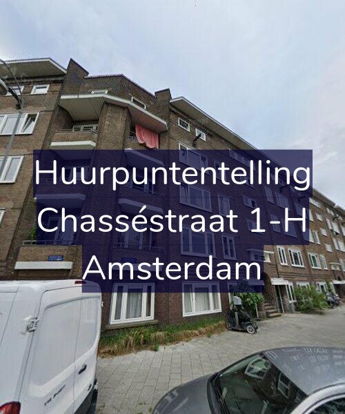 Foto gevel Huurpuntentelling voor Chasséstraat 1-H, Amsterdam