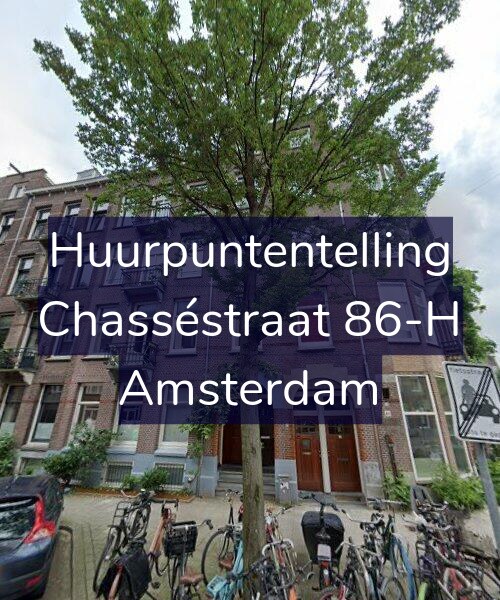 Foto gevel Huurpuntentelling voor Chasséstraat 86-H, Amsterdam