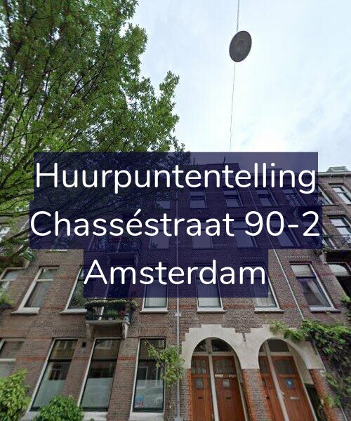 Foto gevel Huurpuntentelling voor Chasséstraat 90-2, Amsterdam